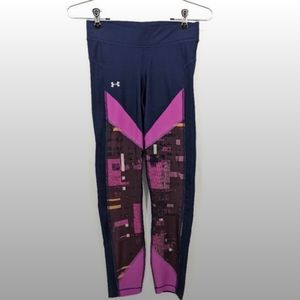 Under Armour Heatgear Colorblock Crop Legging